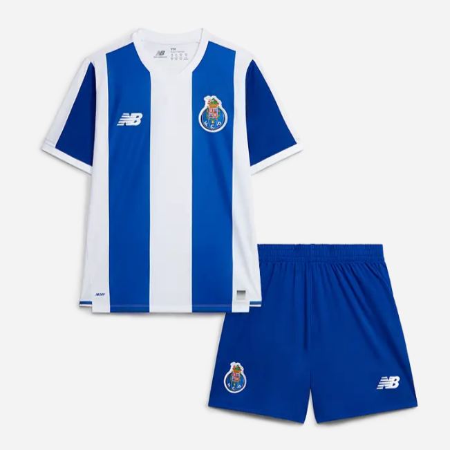 2026-27 Porto Home Kids Soccer Kits Shirt With Shorts